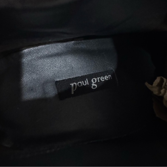 Paul Green Tatum Gray Suede Leather Heeled Pointed Toe Ankle Booties Size 6.5 - Picture 8 of 12